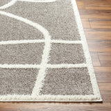 Gilon Taupe Plush Area Rug - Ornate Home