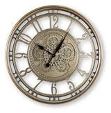Gilover Champagne Finish Wall Clock (Online Special Price) - Ornate Home