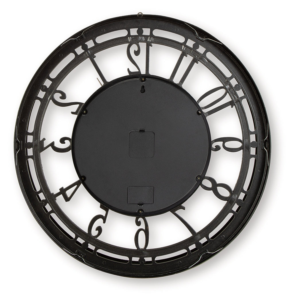 Gilover Champagne Finish Wall Clock (Online Special Price) - Ornate Home