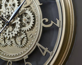 Gilover Champagne Finish Wall Clock (Online Special Price) - Ornate Home
