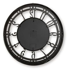 Gilover Champagne Finish Wall Clock - Ornate Home