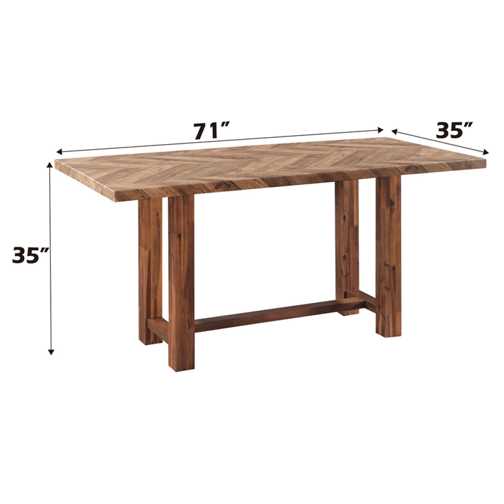 Gilsea Brown Counter Height Table - Ornate Home