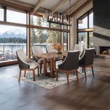 Gilsea Brown Dining Table - Ornate Home