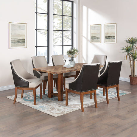 Gilsea Brown Dining Table - Ornate Home