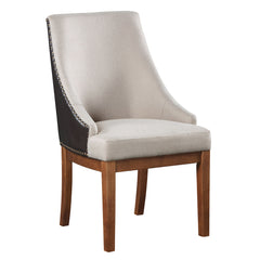 Gilsea Fabric/Brown/Brown Side Chair (Set of 2) - Ornate Home