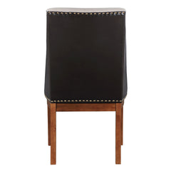 Gilsea Fabric/Brown/Brown Side Chair (Set of 2) - Ornate Home