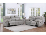 Gilson Grey 2-piece Reclining Sofa Set - Ornate Home