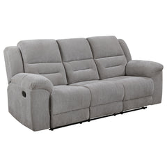 Gilson Grey 2-piece Reclining Sofa Set - Ornate Home