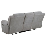 Gilson Grey 2-piece Reclining Sofa Set - Ornate Home