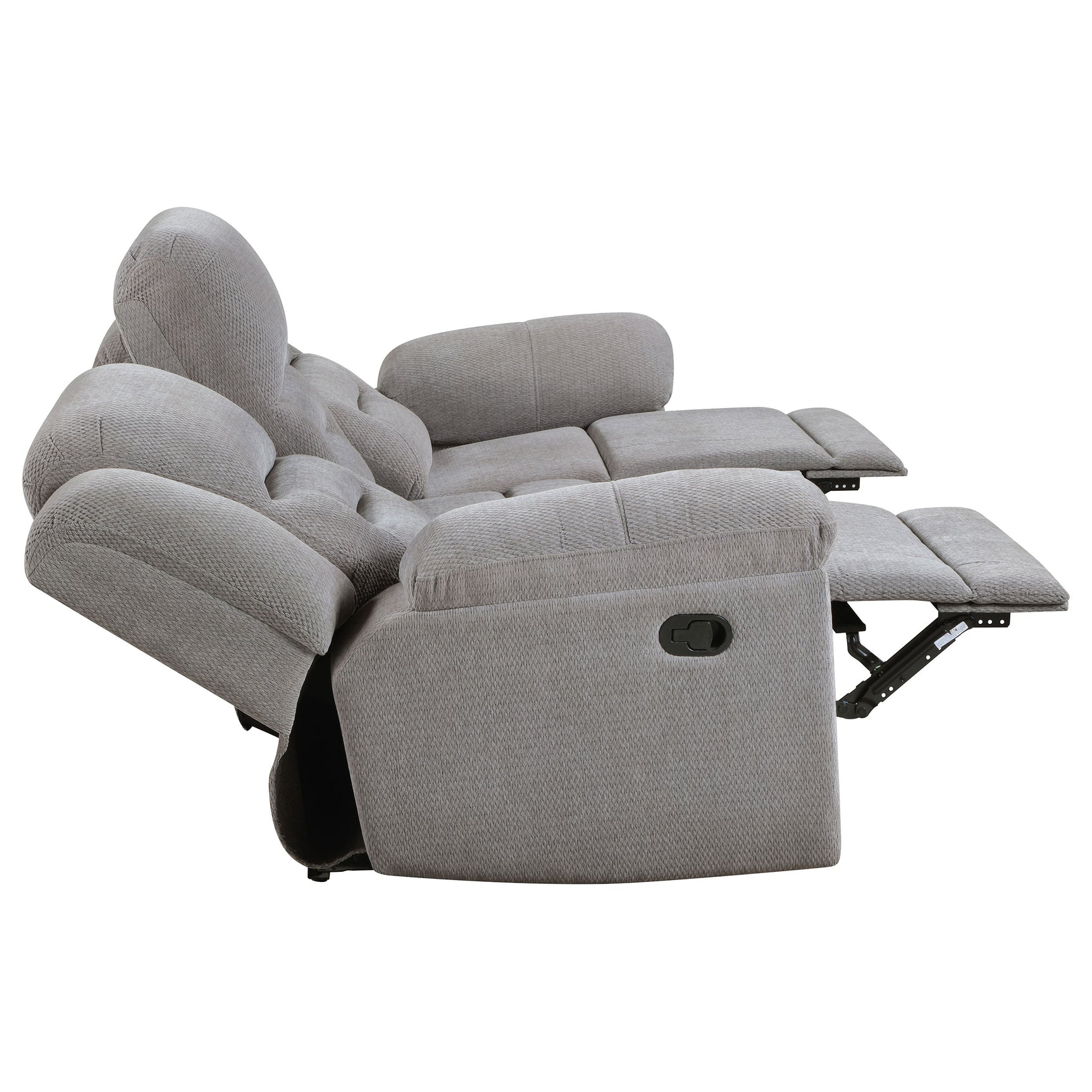 Gilson Grey 2-piece Reclining Sofa Set - Ornate Home