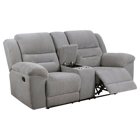 Gilson Grey 2-piece Reclining Sofa Set - Ornate Home