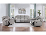Gilson Grey 3-piece Reclining Sofa Set - Ornate Home