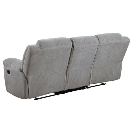 Gilson Grey 3-piece Reclining Sofa Set - Ornate Home