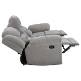 Gilson Grey 3-piece Reclining Sofa Set - Ornate Home