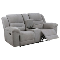 Gilson Grey 3-piece Reclining Sofa Set - Ornate Home