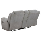 Gilson Grey 3-piece Reclining Sofa Set - Ornate Home