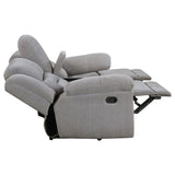 Gilson Grey 3-piece Reclining Sofa Set - Ornate Home