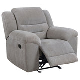 Gilson Grey 3-piece Reclining Sofa Set - Ornate Home
