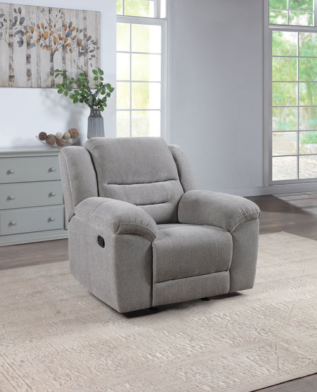 Gilson Grey Glider Recliner - Ornate Home