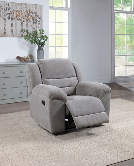 Gilson Grey Glider Recliner - Ornate Home