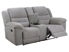Gilson Grey Reclining Loveseat - Ornate Home