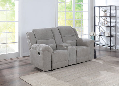 Gilson Grey Reclining Loveseat - Ornate Home