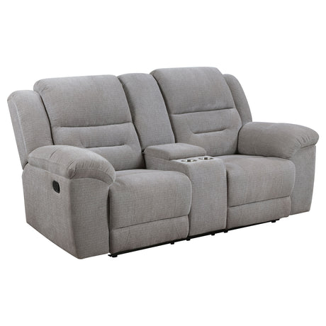 Gilson Grey Reclining Loveseat - Ornate Home