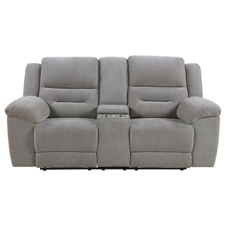 Gilson Grey Reclining Loveseat - Ornate Home