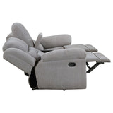 Gilson Grey Reclining Loveseat - Ornate Home