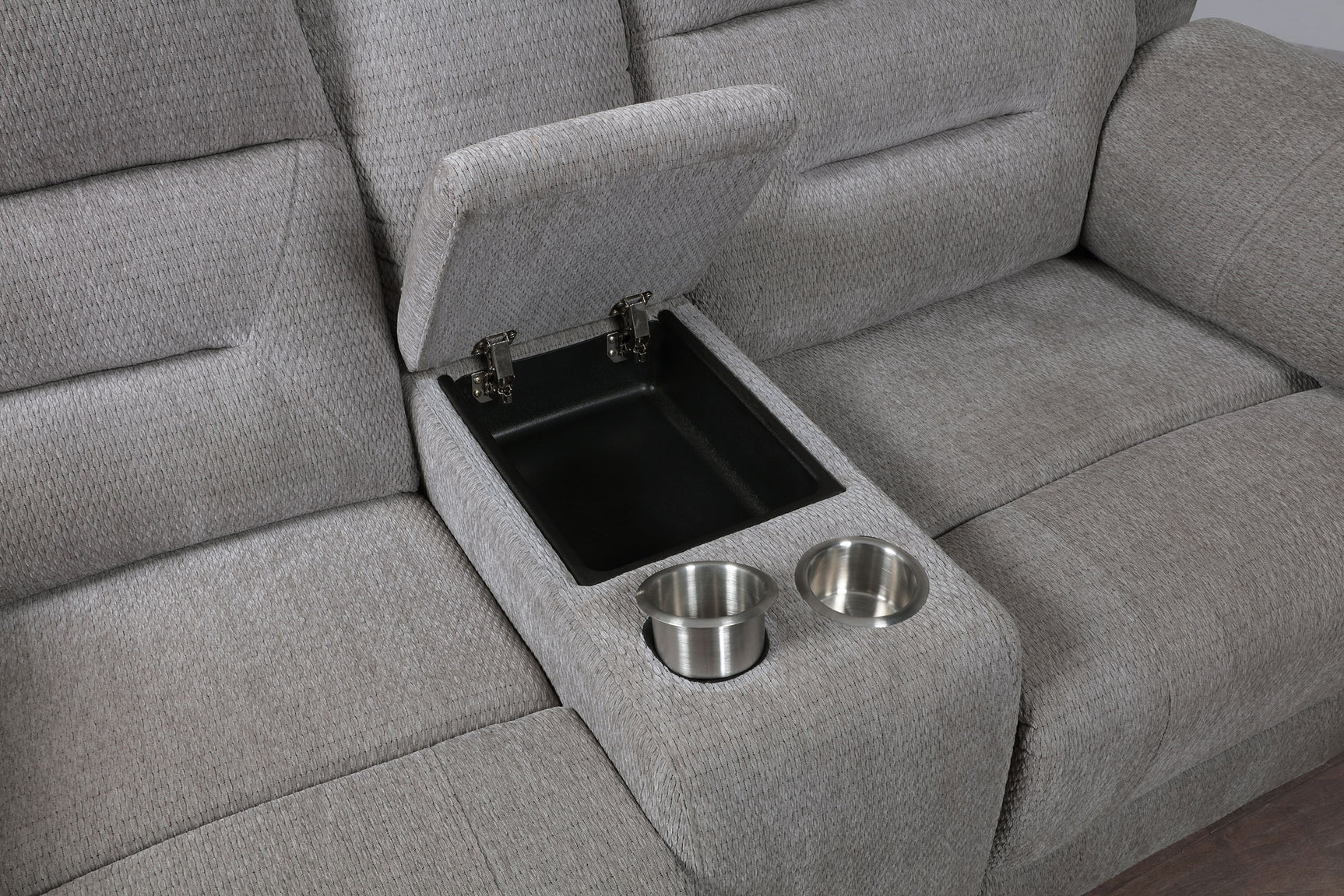 Gilson Grey Reclining Loveseat - Ornate Home