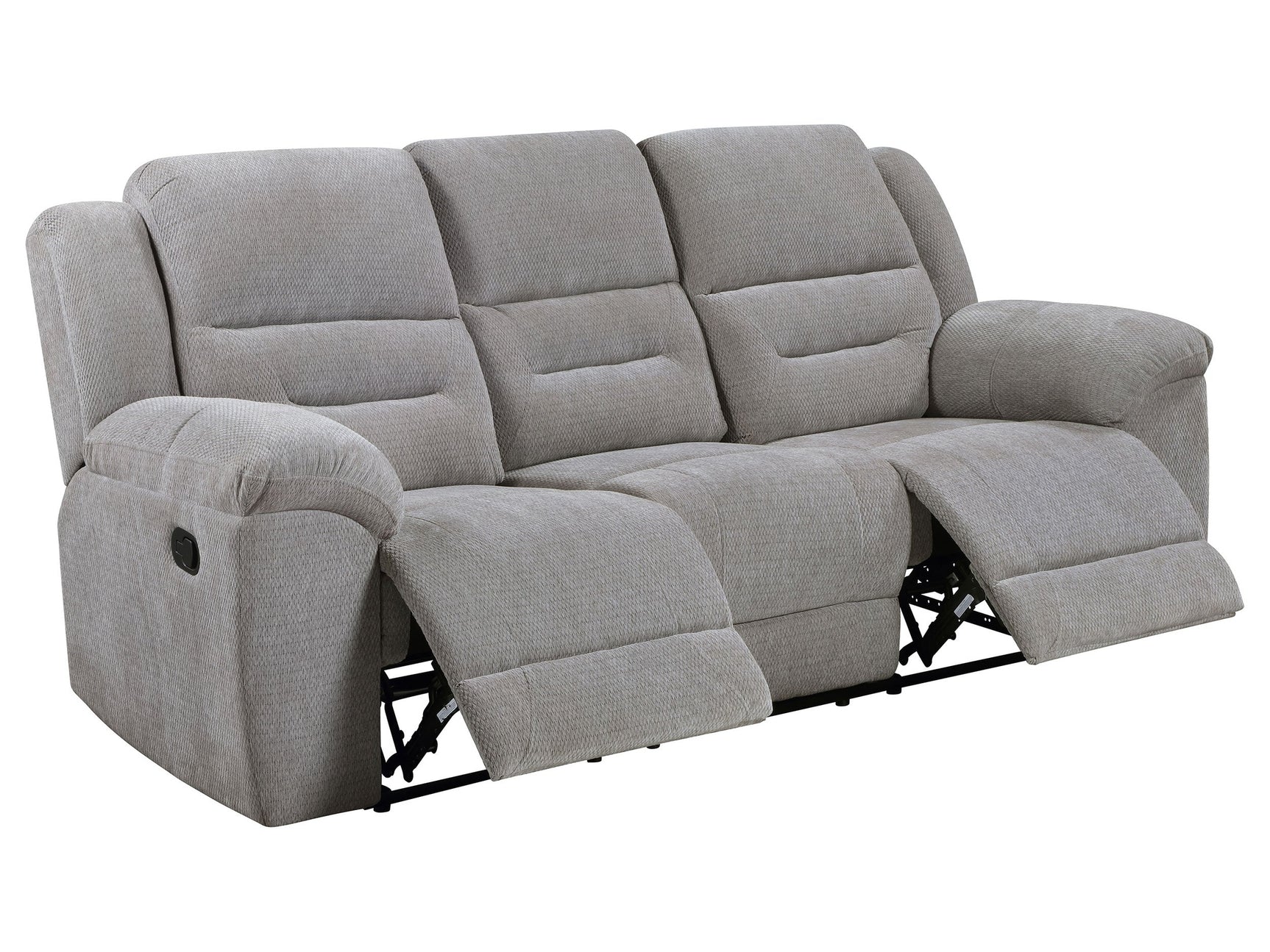 Gilson Grey Reclining Sofa - Ornate Home
