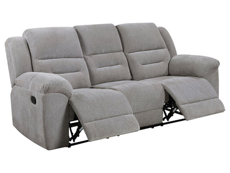 Gilson Grey Reclining Sofa - Ornate Home
