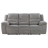 Gilson Grey Reclining Sofa - Ornate Home