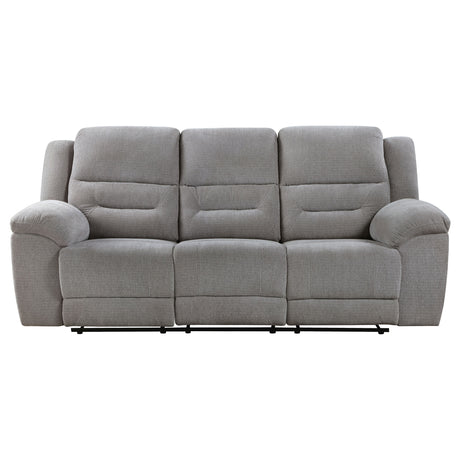 Gilson Grey Reclining Sofa - Ornate Home