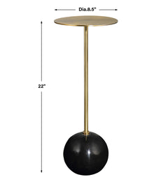 Gimlet Brass Drink Table - Ornate Home