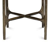 Gimlet White Round End Table - Ornate Home