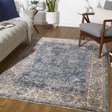 Gimli Oriental Blue Area Rug - Ornate Home