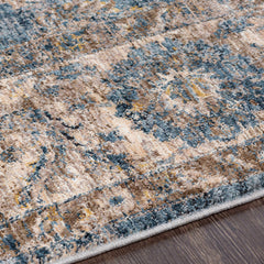 Gimli Oriental Blue Area Rug - Ornate Home