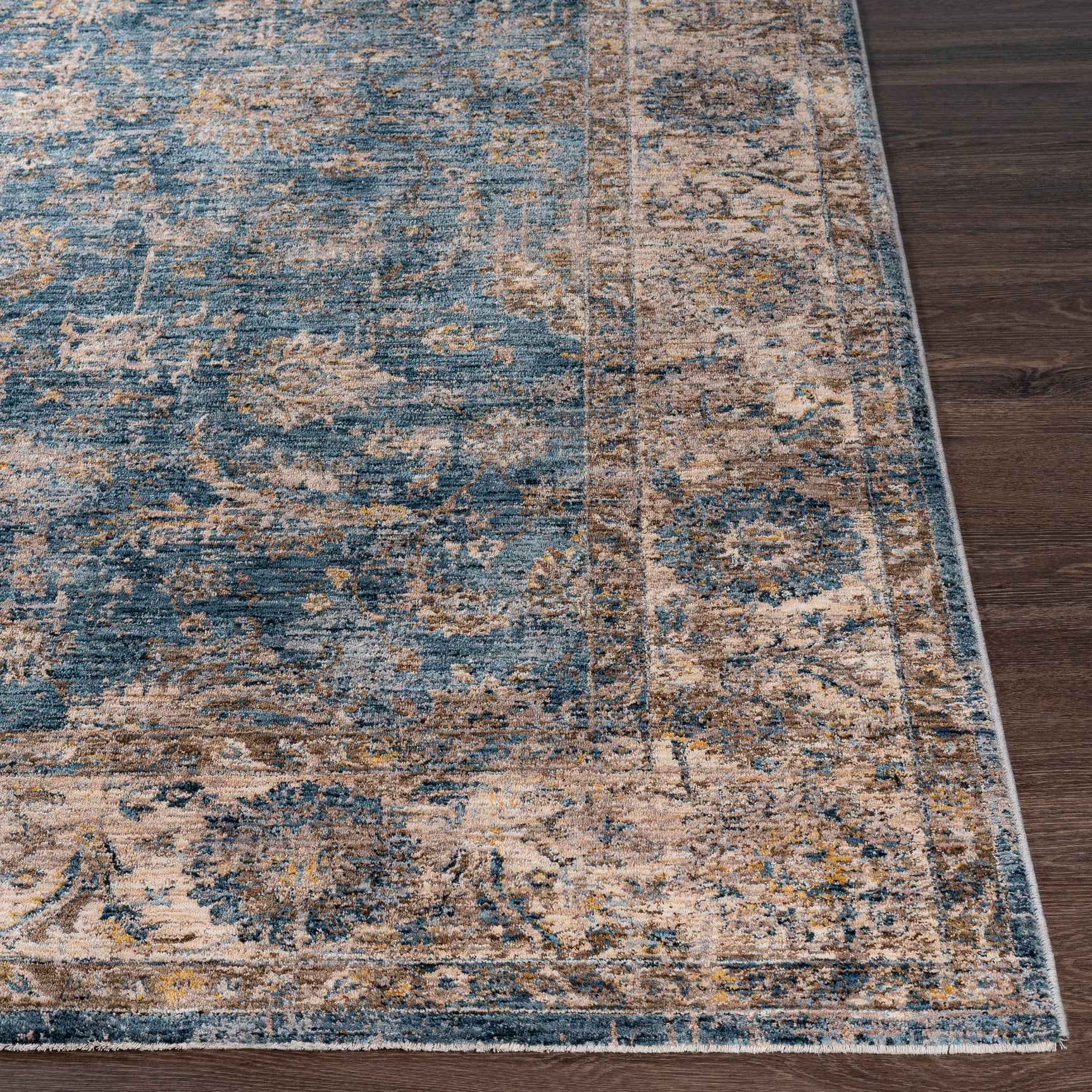 Gimli Oriental Blue Area Rug - Ornate Home