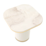 Gineverra Ivory Gold End Table - Ornate Home