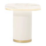 Gineverra Ivory Gold End Table - Ornate Home
