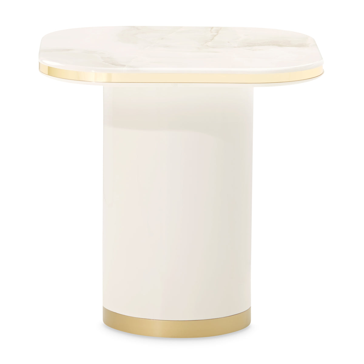 Gineverra Ivory Gold End Table - Ornate Home