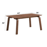 Ginny Walnut Dining Table - Ornate Home