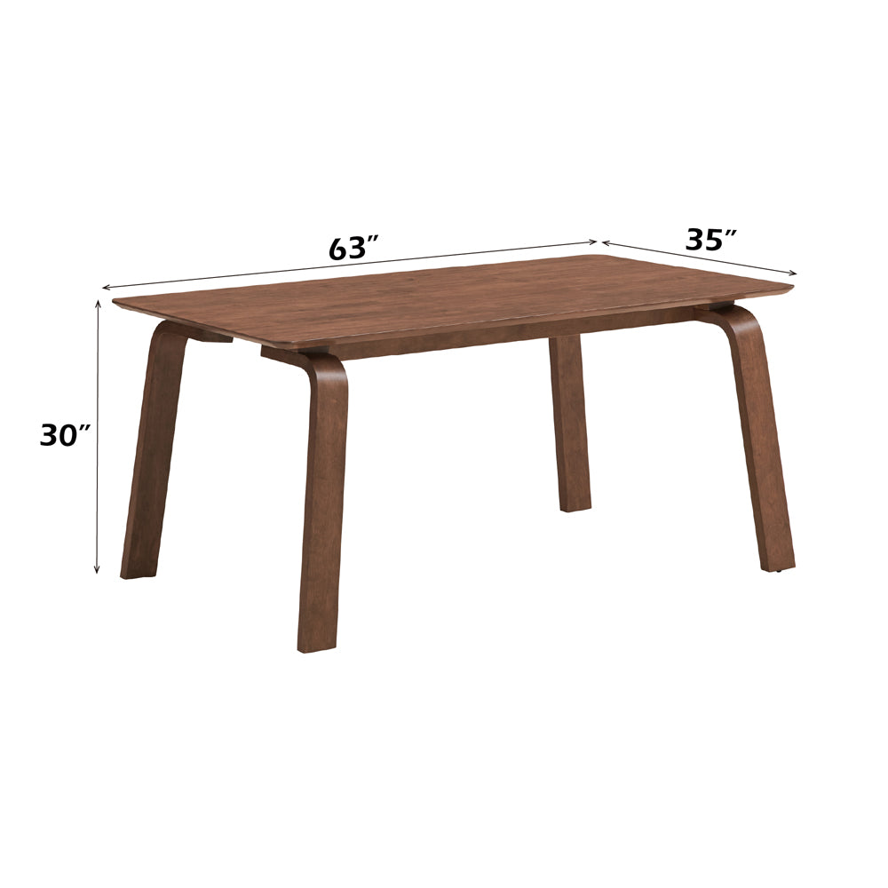 Ginny Walnut Dining Table - Ornate Home