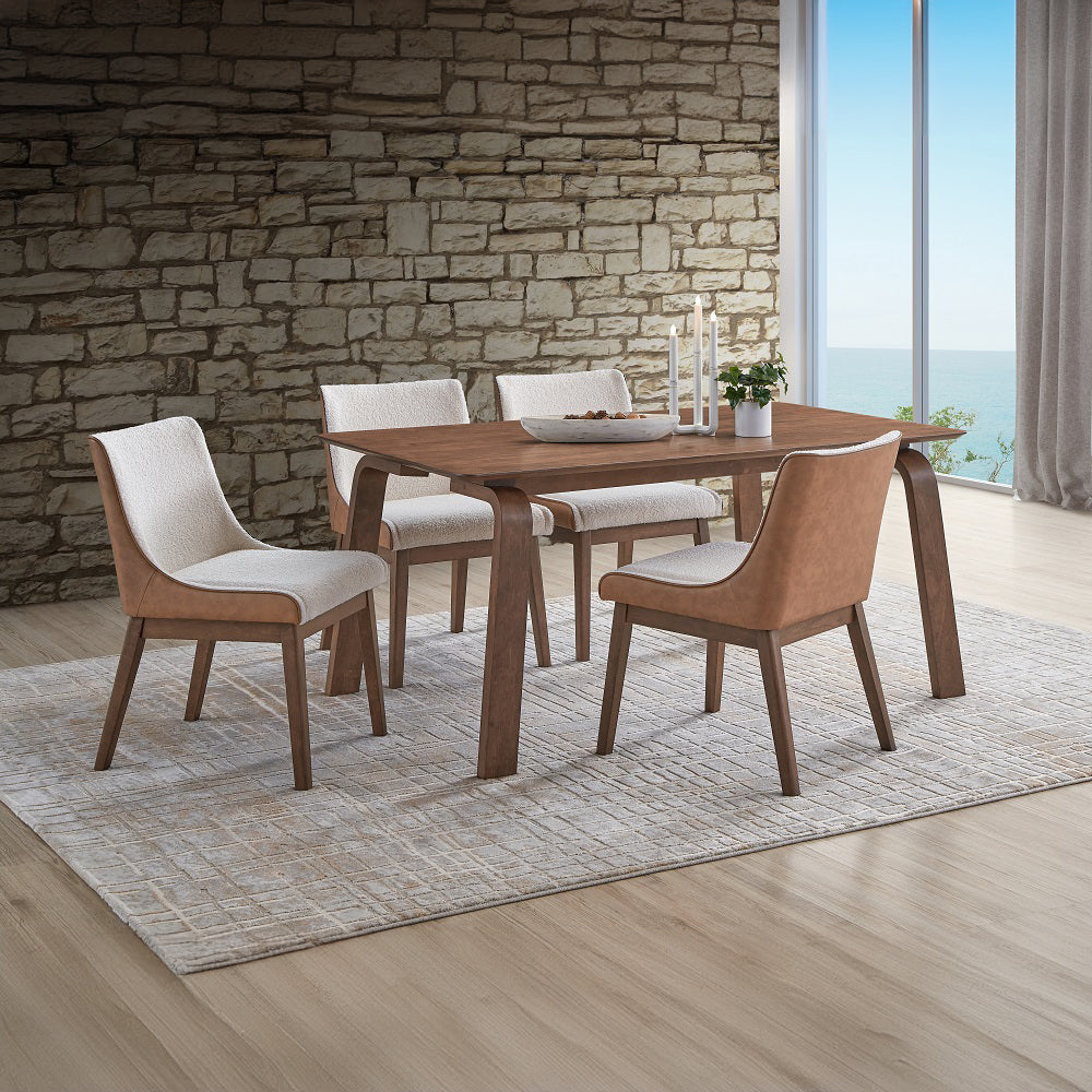 Ginny Walnut Dining Table - Ornate Home