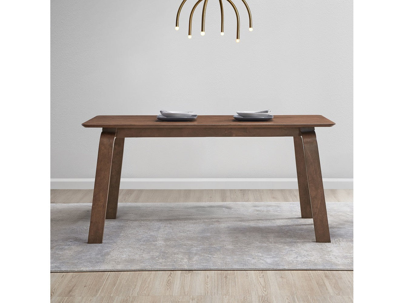 Ginny Walnut Dining Table - Ornate Home