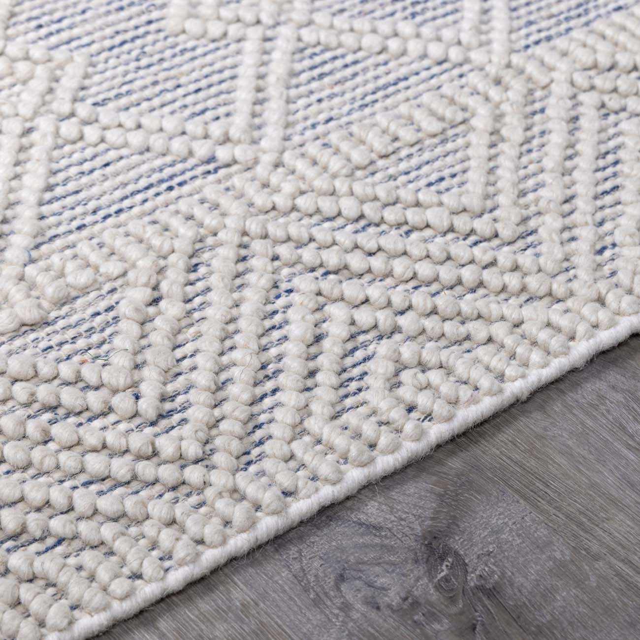 Ginter Handmade Beige Wool Rug - Clearance - Ornate Home