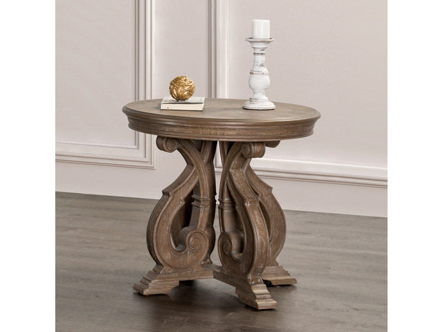 Giordani Weathered Oak End Table - Ornate Home
