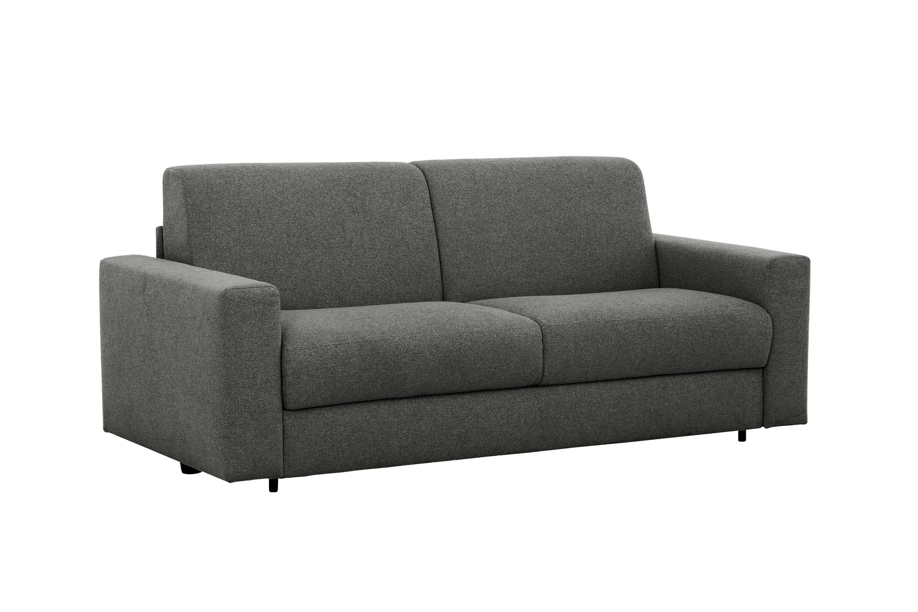 Stearns & Foster® Giotto Dark Grey Full Sleeper Sofa w/ Memory Foam Mattress - Ornate Home