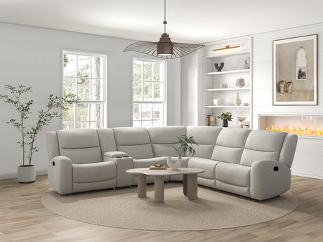 Giraldus Beige Sectional - Ornate Home